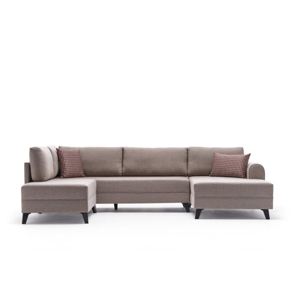 ATELIER DEL SOFA Ugaona garnitura Belen, krem - 825BLC2530