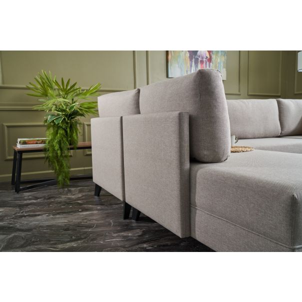 ATELIER DEL SOFA Ugaona garnitura Efsun, krem - 825BLC2531