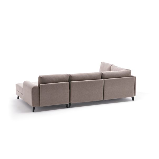 ATELIER DEL SOFA Ugaona garnitura Efsun, krem - 825BLC2531