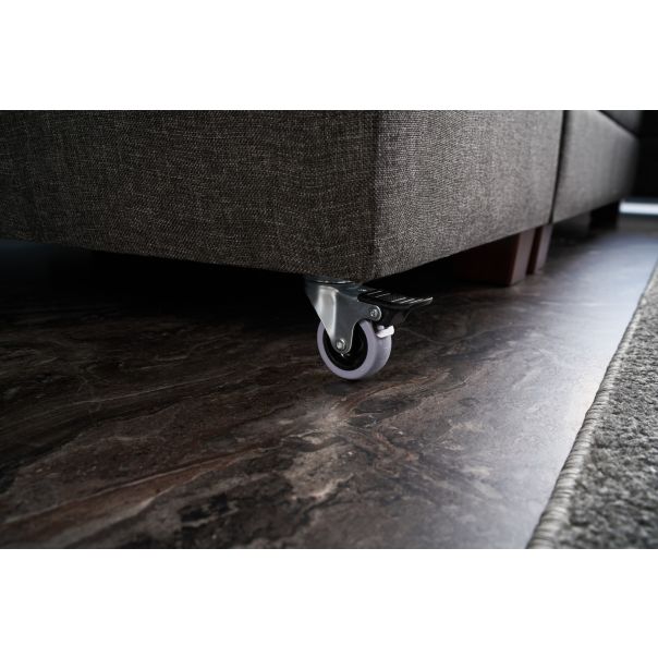 ATELIER DEL SOFA Ugaona garnitura Manama, leva, antracit - 825BLC2541