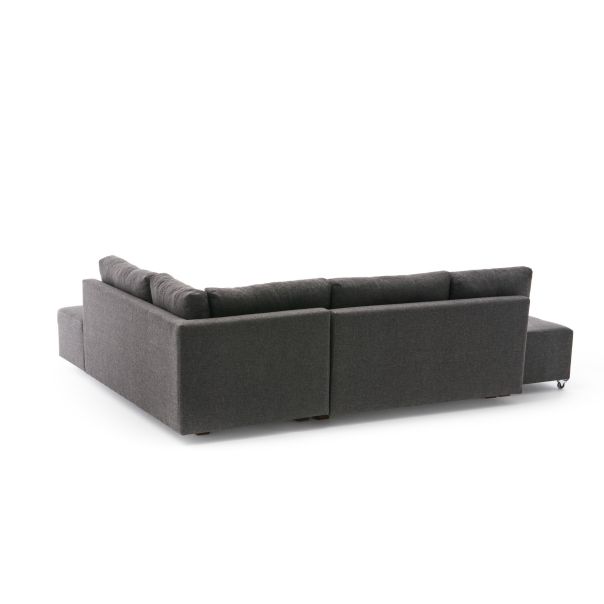 ATELIER DEL SOFA Ugaona garnitura Manama, desna, antracit - 825BLC2544