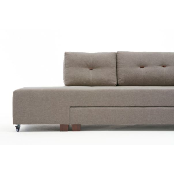 ATELIER DEL SOFA Ugaona garnitura Manama, desna, krem - 825BLC2546