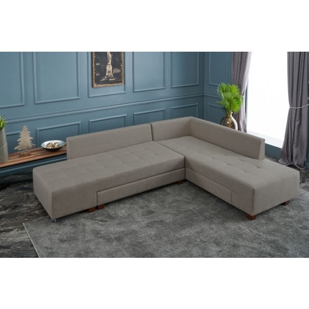 ATELIER DEL SOFA Ugaona garnitura Manama, desna, krem - 825BLC2546
