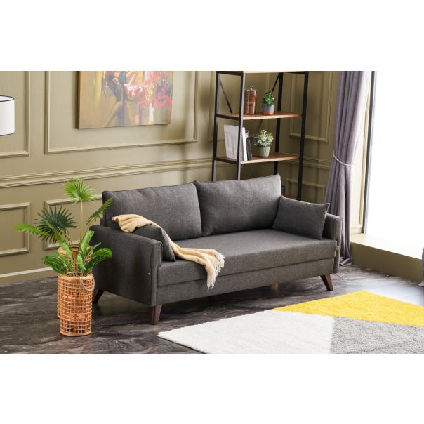 ATELIER DEL SOFA Trosed Bella Sofa Bed, antracit - 825BLC2575