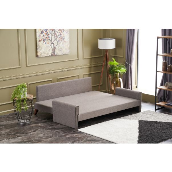 ATELIER DEL SOFA Trosed Bella Sofa bed, braon - 825BLC2583