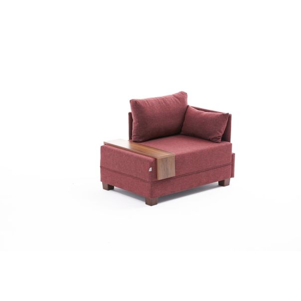 ATELIER DEL SOFA Ugaona sofa Fly, desna, crvena - 825BLC2657