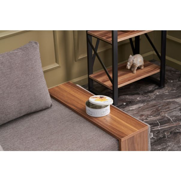 ATELIER DEL SOFA Ugaona sofa Fly, leva, braon - 825BLC2660