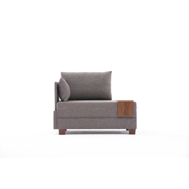 ATELIER DEL SOFA Ugaona sofa Fly, leva, braon - 825BLC2660