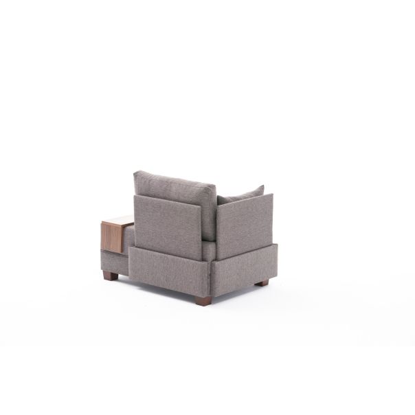 ATELIER DEL SOFA Ugaona sofa Fly, leva, braon - 825BLC2660
