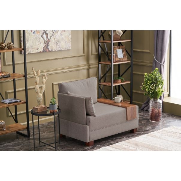 ATELIER DEL SOFA Ugaona sofa Fly, leva, krem - 825BLC2662