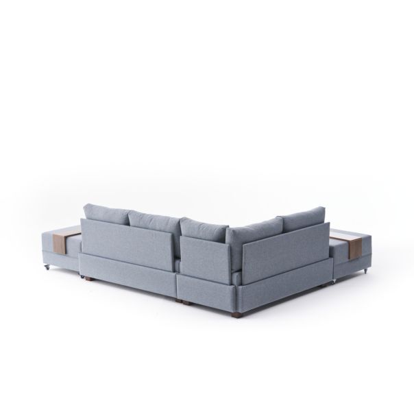 ATELIER DEL SOFA Ugaona garnitura Fly, leva, plava - 825BLC2670