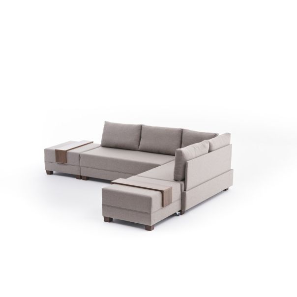 ATELIER DEL SOFA Ugaona garnitura Fly, desna, krem - 825BLC2671