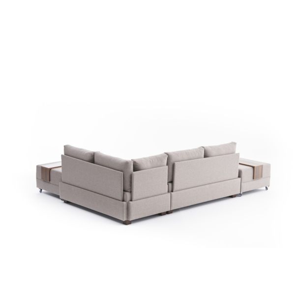 ATELIER DEL SOFA Ugaona garnitura Fly, desna, krem - 825BLC2671