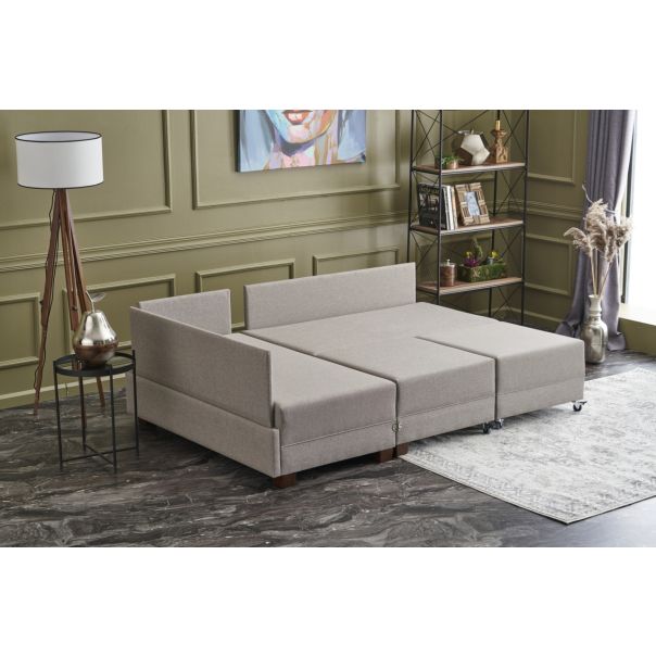 ATELIER DEL SOFA Ugaona garnitura Fly, leva, krem - 825BLC2672
