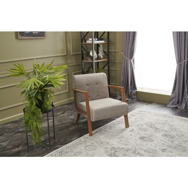 ATELIER DEL SOFA Fotelja Kemer, krem - 825BLC2705