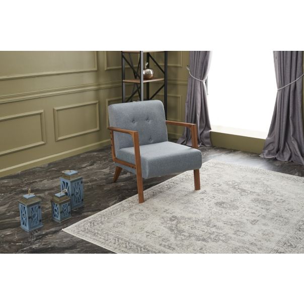 ATELIER DEL SOFA Fotelja Kemer, svetloplava - 825BLC2706