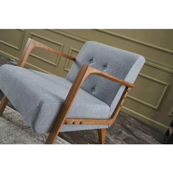 ATELIER DEL SOFA Fotelja Kemer, svetloplava - 825BLC2706