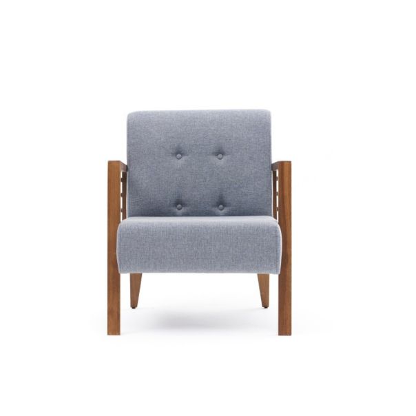 ATELIER DEL SOFA Fotelja Kemer, svetloplava - 825BLC2706