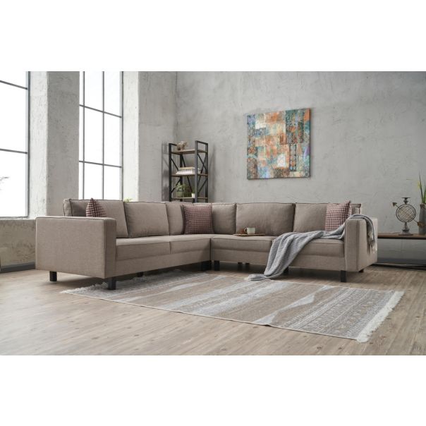 ATELIER DEL SOFA Ugaona garnitura Kale Linen, krem - 825BLC2712