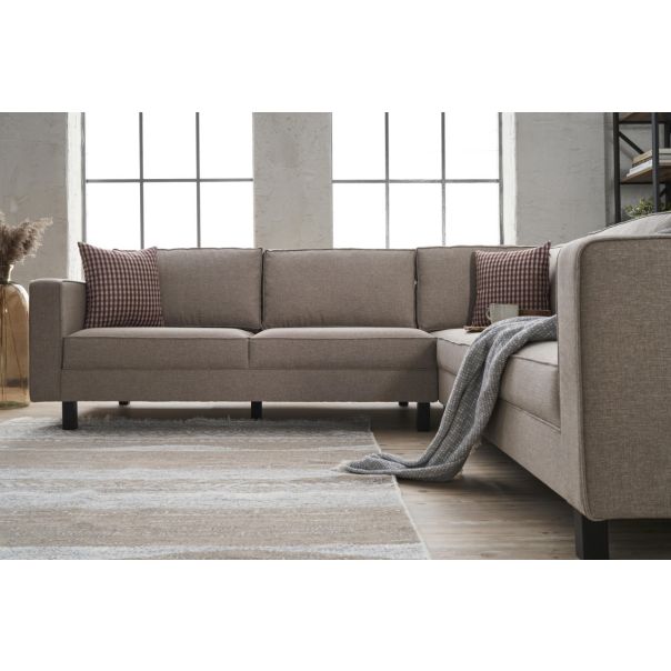 ATELIER DEL SOFA Ugaona garnitura Kale Linen, krem - 825BLC2712
