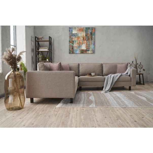 ATELIER DEL SOFA Ugaona garnitura Kale Linen, krem - 825BLC2712