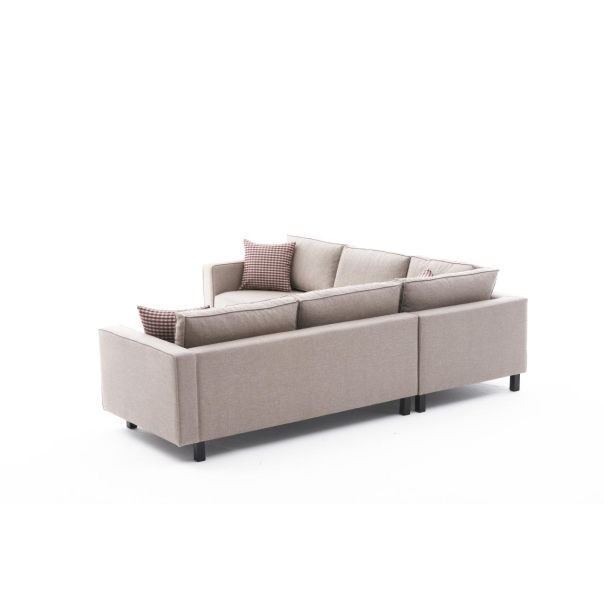 ATELIER DEL SOFA Ugaona garnitura Kale Linen, krem - 825BLC2712