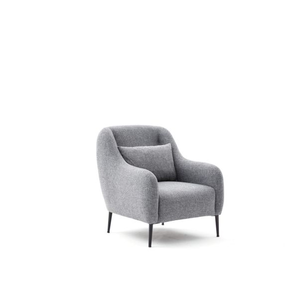 ATELIER DEL SOFA Fotelja Venus, siva - 825BLC2746