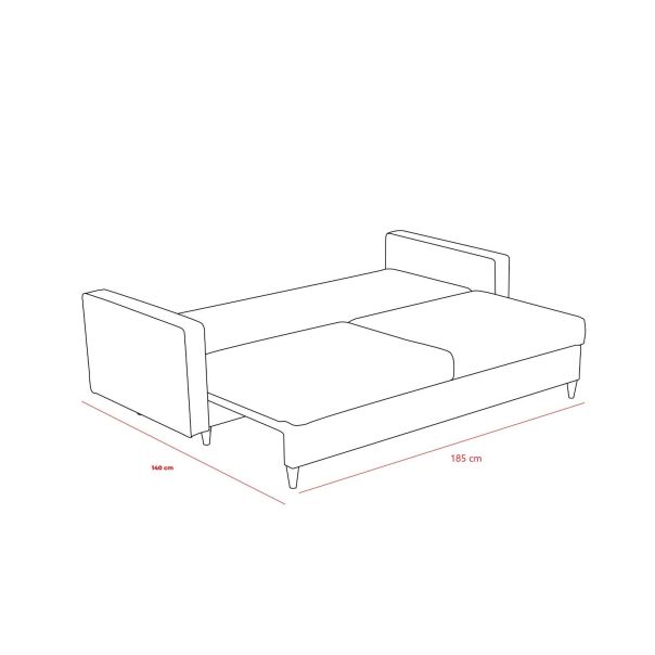 ATELIER DEL SOFA Trosed Eva, krem - 825BLC2780