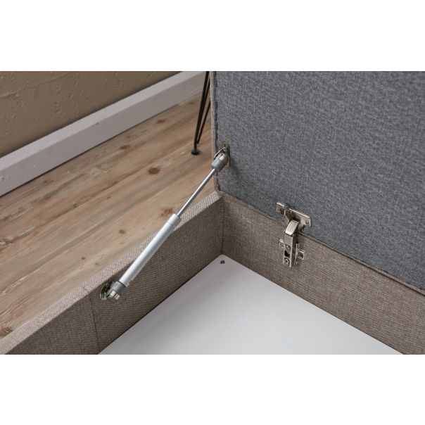 ATELIER DEL SOFA Ugaona garnitura sa tabureom Eva, desna, antracit - 825BLC2783