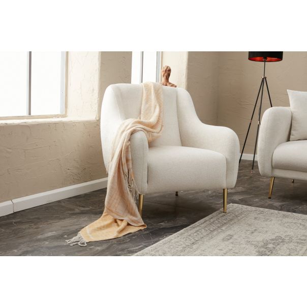 ATELIER DEL SOFA Fotelja Simena, krem - 825BLC2828