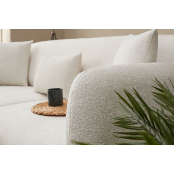 ATELIER DEL SOFA Sofa trosed Simena, krem - 825BLC2837