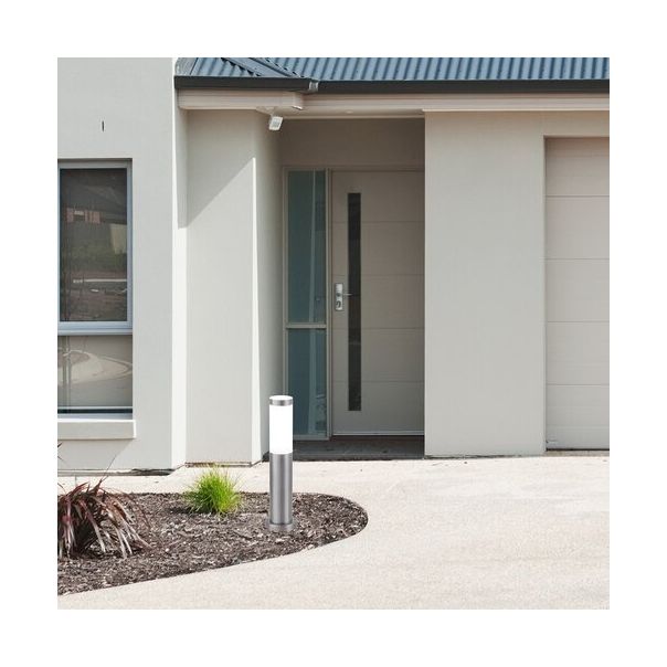 Rabalux Spoljna podna rasveta Inox torch E27 1x MAX 25W brušeni hrom (8263) - 8263-1