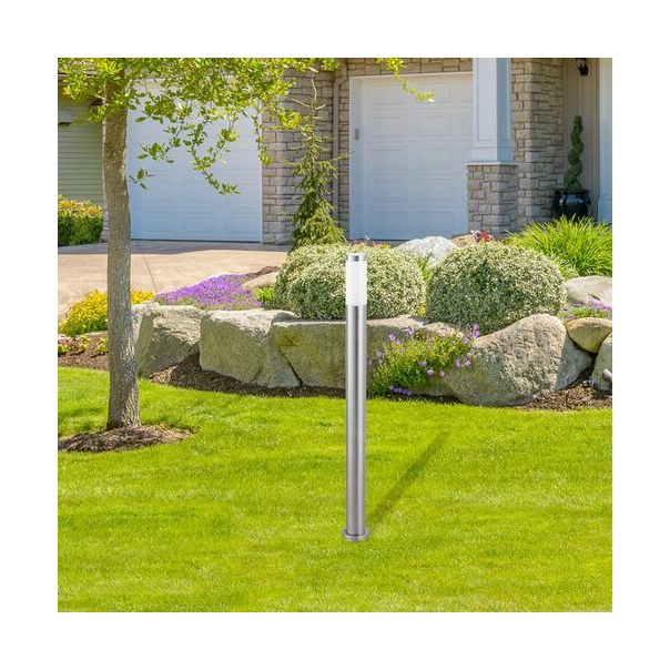 Rabalux Spoljna podna rasveta Inox torch E27 1x MAX 25W brušeni hrom (8265) - 8265-1