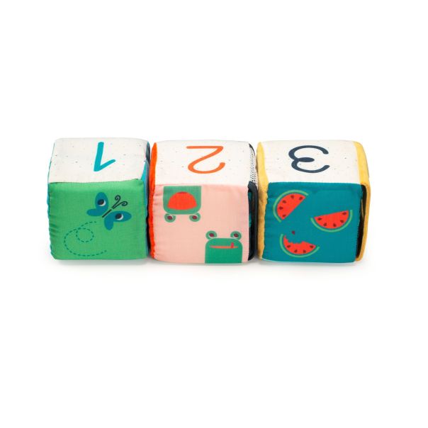LILLIPUTIENS Edukativni set kocki skrivalica Džungla - 83301-1-1
