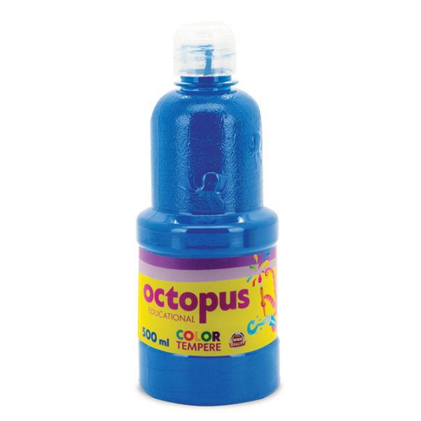 OCTOPUS Tempera 500ml plava unl-1130 - 83517