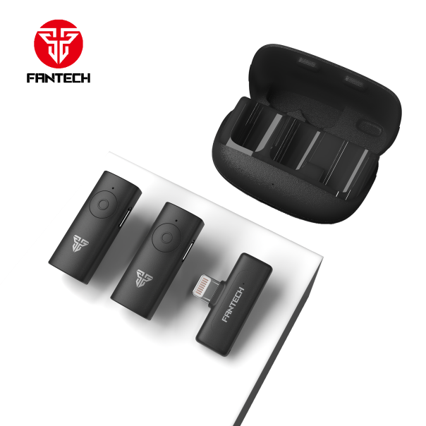 FANTECH Mikrofon bežični WMV21L Lightning Dual Mic Lavalier Leviosa Air - 213457