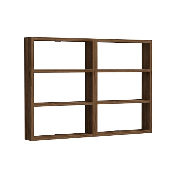 HANAH HOME Zidna polica Hexa, braon - EP3056909