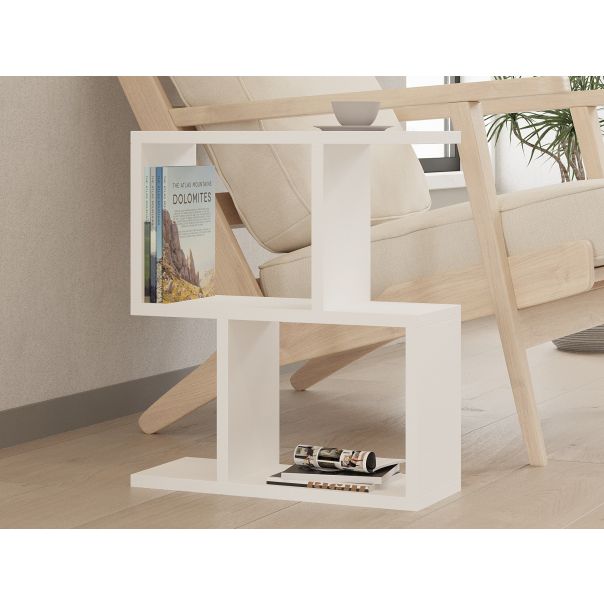 HANAH HOME Pomoćni stočić Zet, bela - 835PUQ2813