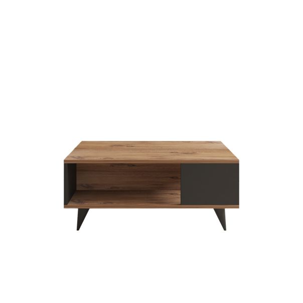 HANAH HOME Klub sto Yuka, braon/antracit - 835PUQ2833