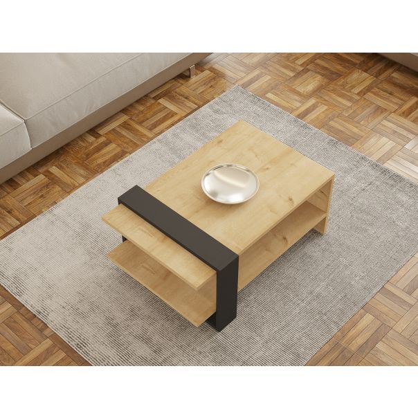 HANAH HOME Klub sto Yonca, krem/antracit - 835PUQ2852