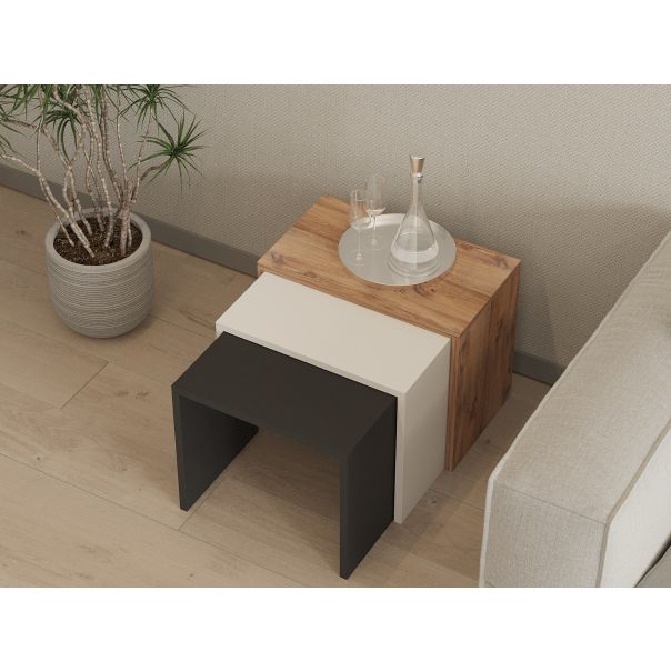 HANAH HOME Set stočića Gül - 835PUQ2903