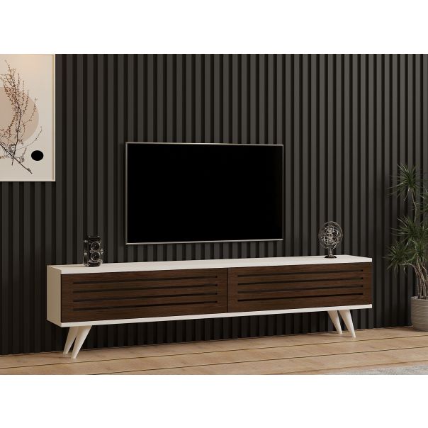 HANAH HOME TV komoda Hill, braon/bela - 172986