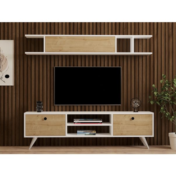 HANAH HOME TV komoda Italo, bela/krem - 835PUQ3005