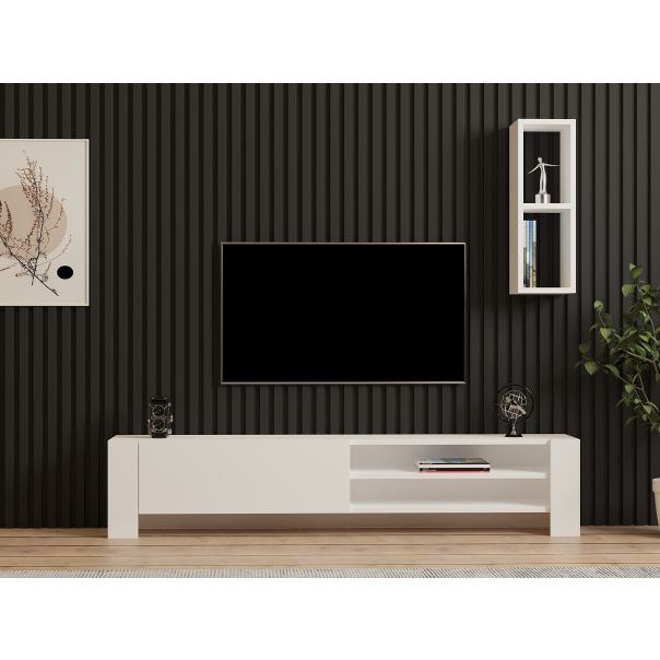 HANAH HOME TV komoda Naz, bela - 835PUQ3022