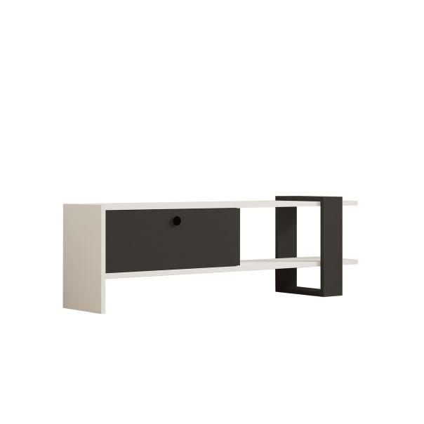 HANAH HOME TV komoda Funda, bela/crna - 835PUQ3029