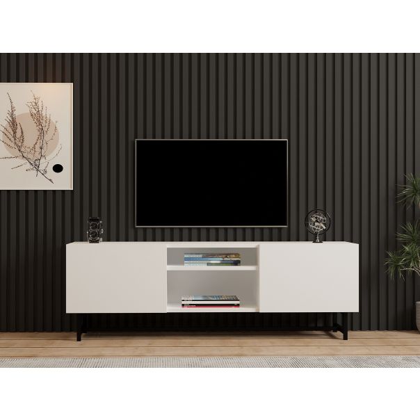 HANAH HOME TV komoda Tugi, bela - 835PUQ3034