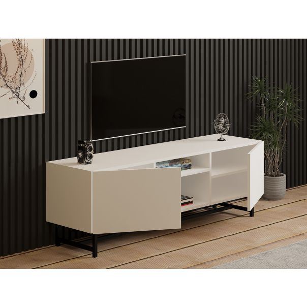 HANAH HOME TV komoda Tugi, bela - 835PUQ3034