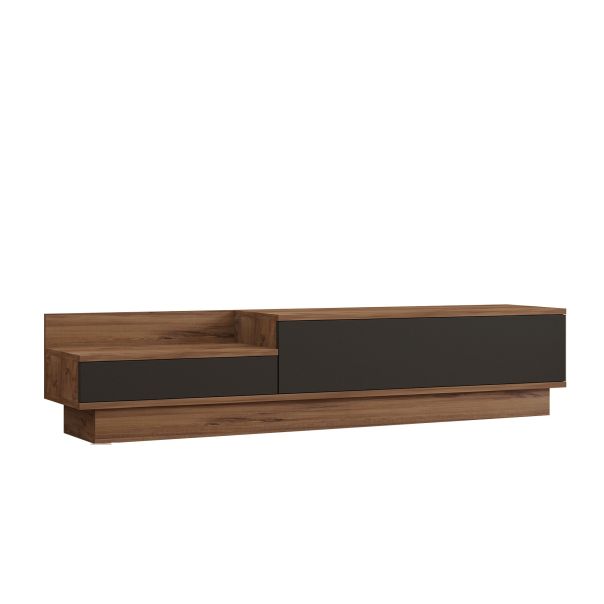 HANAH HOME TV komoda Asir, braon/crna - 835PUQ3046