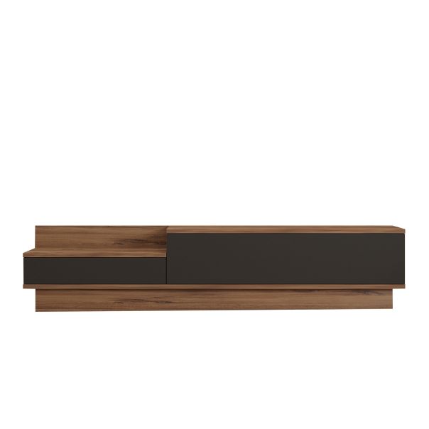 HANAH HOME TV komoda Asir, braon/crna - 835PUQ3046