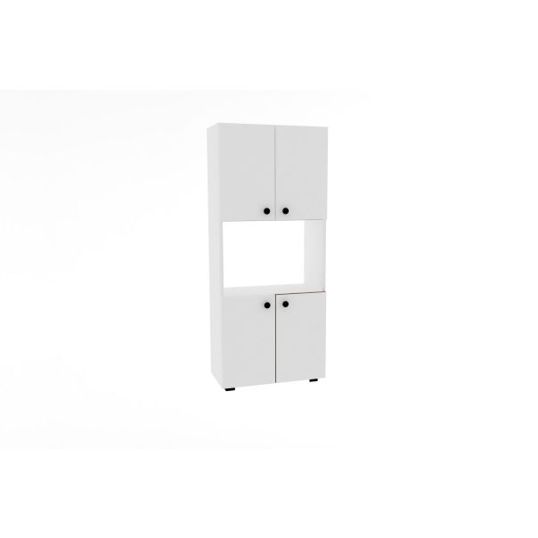 HANAH HOME Vitrina za kuhinju Ayaz, bela - EP2799871